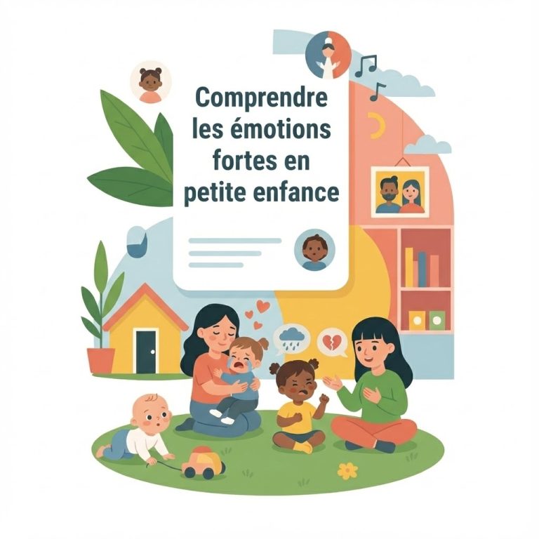 Émotions fortes en petite enfance : comprendre et accompagner au quotidien