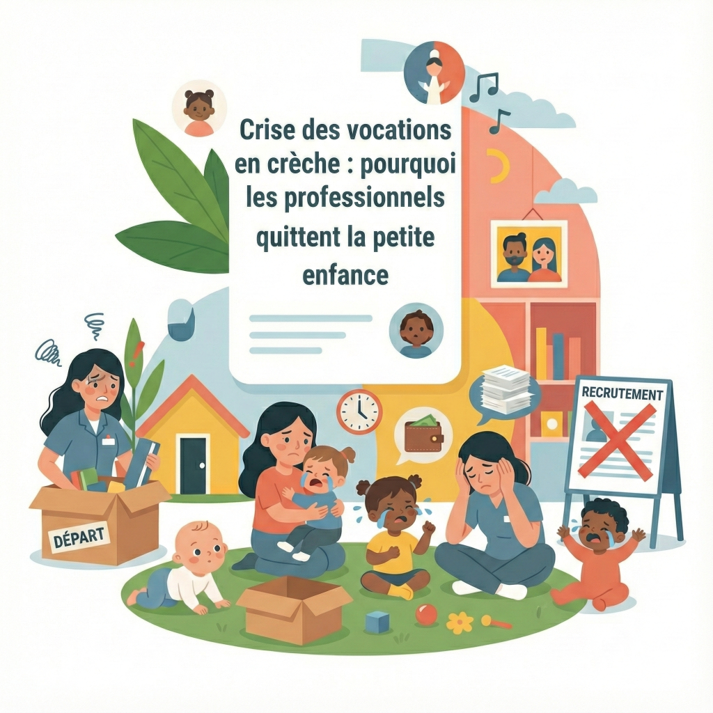 Crise des vocations en crèche : pourquoi les professionnels quittent la petite enfance