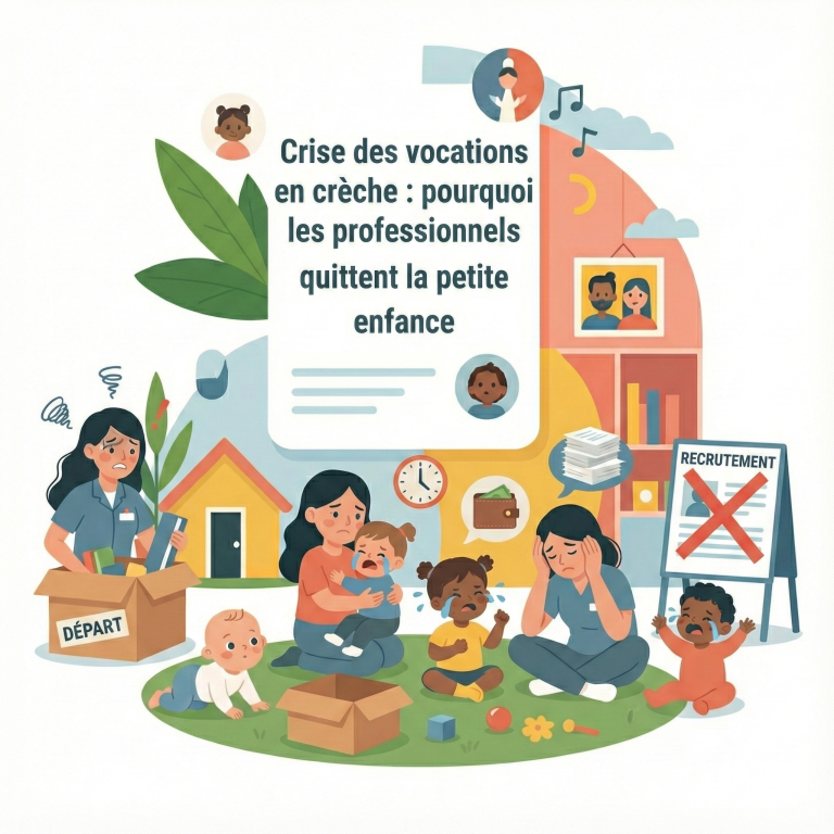 Crise des vocations en crèche : pourquoi les professionnels quittent la petite enfance
