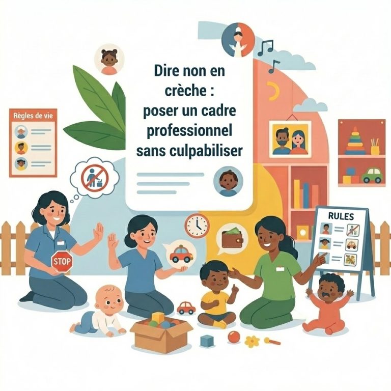 Dire non en crèche : poser un cadre professionnel sans culpabiliser